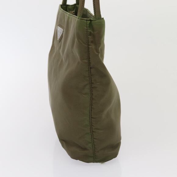 PRADA Hand Bag Nylon Khaki - Picture 4 of 13